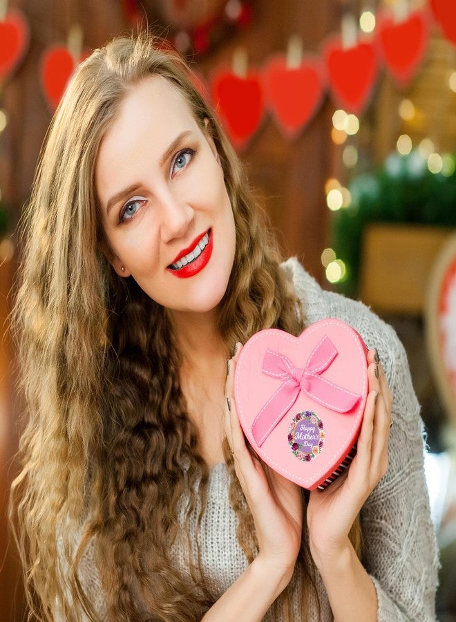 WorldBazaar ملصقات عيد الأم للأطفال من وورلد بازار، لفة 500 قطعة، ملصقات دائرية مزينة بالزهور لهدايا عيد الأم، ملصقات دائرية للأظرف وهدايا الحفلات والزينة - Image 4